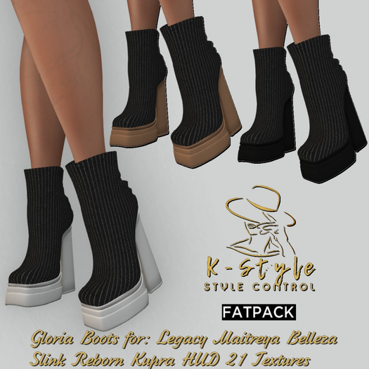 [K-Style] GLORIA BOOTS - FATPACK 3