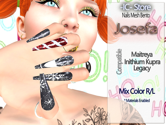 -IC- Store Nails Mesh Bento (Josefa) !!!ADDME
