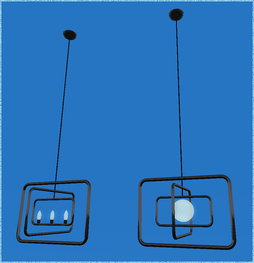 Lluvia-Lamps  steel tubes
