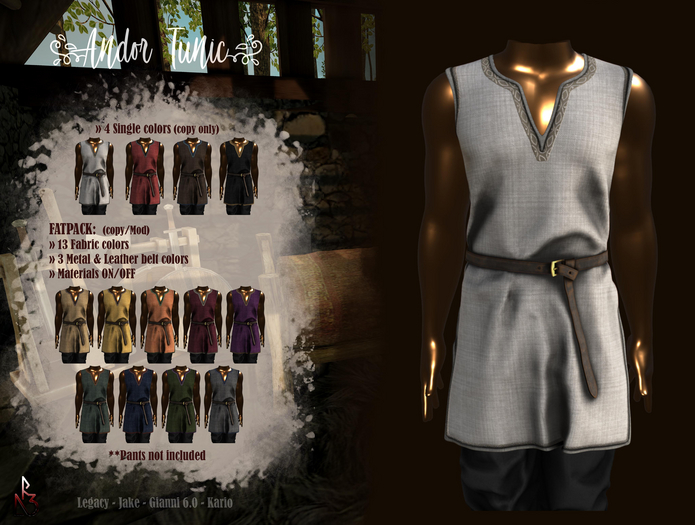 //R3D// Tunic Andor - White