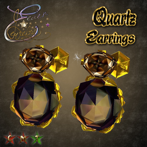 EARRINGS QUARTZ
