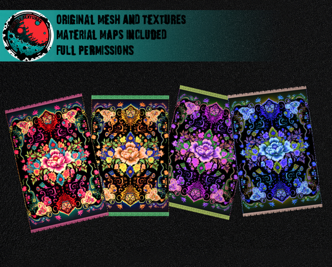 ::T:: Materials Texture: Rainbow Persian Rug Kit 2a-d (15% off)