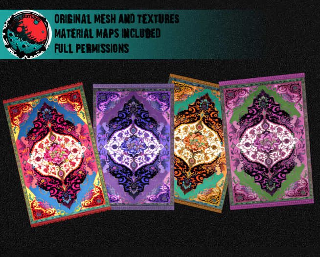 ::T:: Materials Texture: Rainbow Persian Rug Kit 3a-d (15% off)