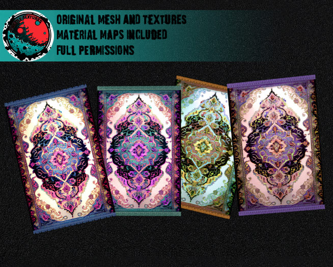 ::T:: Materials Texture: Rainbow Persian Rug Kit 4a-d (15% off) 