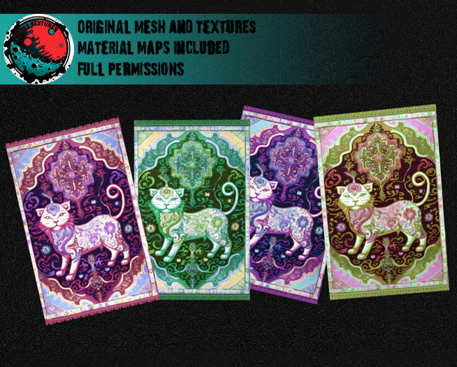 ::T:: Materials Texture: Rainbow Persian Rug Kit 7a-d (15% off)