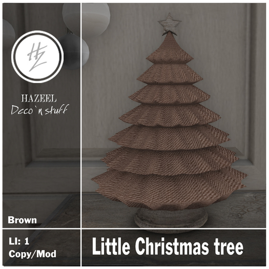 .::Hazeel::. Little Christmas tree {Brown}