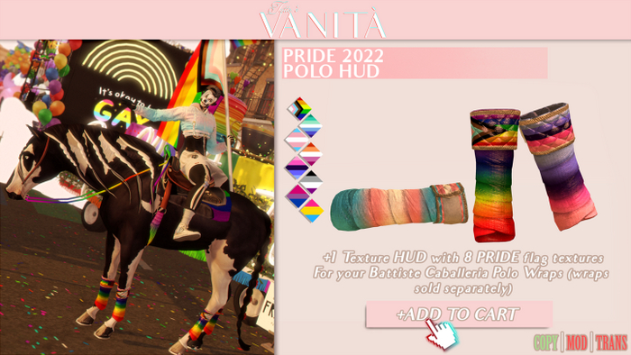 TEEGLEPET: PRIDE Polo Wraps HUD
