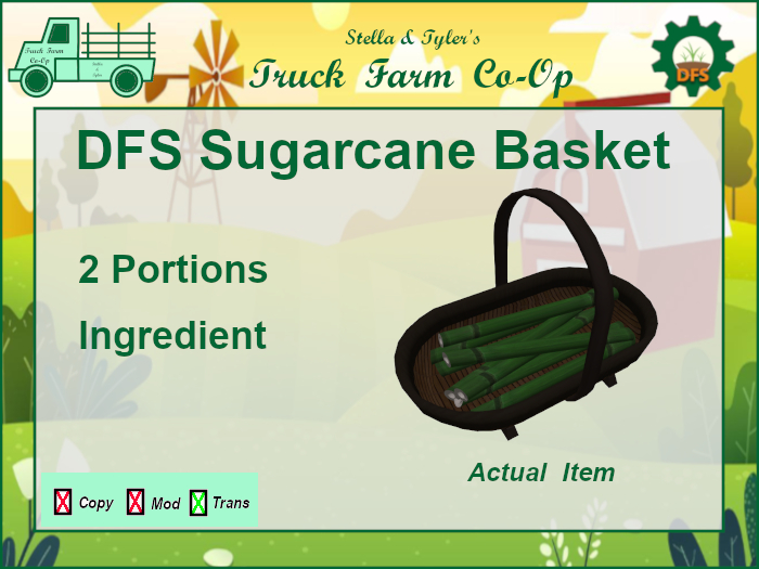 DFS Sugarcane Basket - X1