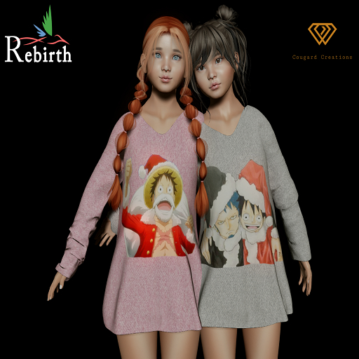 [C.C] One Piece Cashmere Pull Rebirth Xmas Pack 2