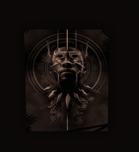 //BEAST  BLK BP CANVAS 