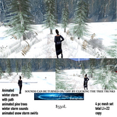 Animated Winter storm trees-Box LI=22