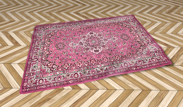 Mesh Rug > persian pink <