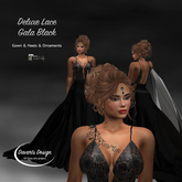 *Promo DAVARTS DESIGN - DELUXE LACE GALA BLACK GOWN maitreya copy