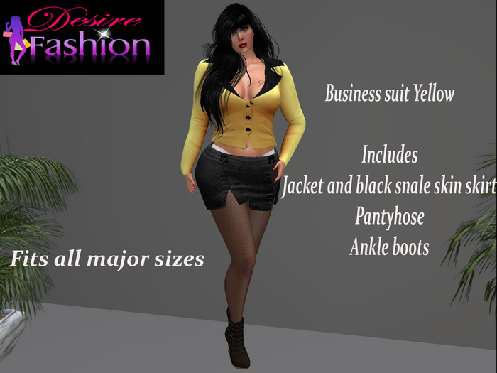 Business Suit Yellow