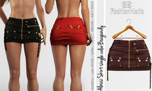 Alessi Skirt Burgundy - Maitreya Lara, Lara Petite, Kupra Original, Legacy, Reborn, Juicy Rolls - FashionNatic