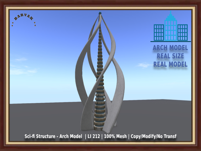 BARVAK - Sci-fi Structure - Arch Model - Decoration