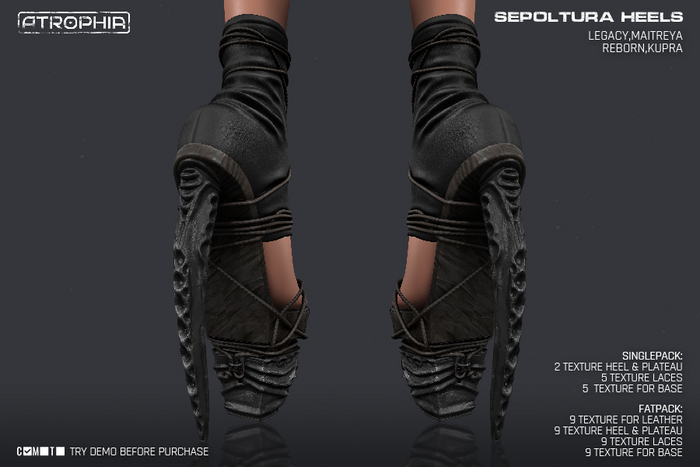 [A] Sepoltura heels Black 