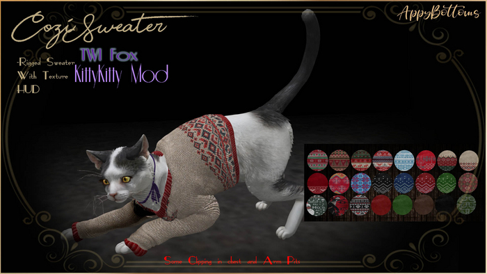 ::AppyBottoms:: CoziSweater (TWIFox)KittyKittyMod