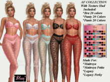 *BSASSY* AF COLLECTION  BRA-PANTY-PANTS