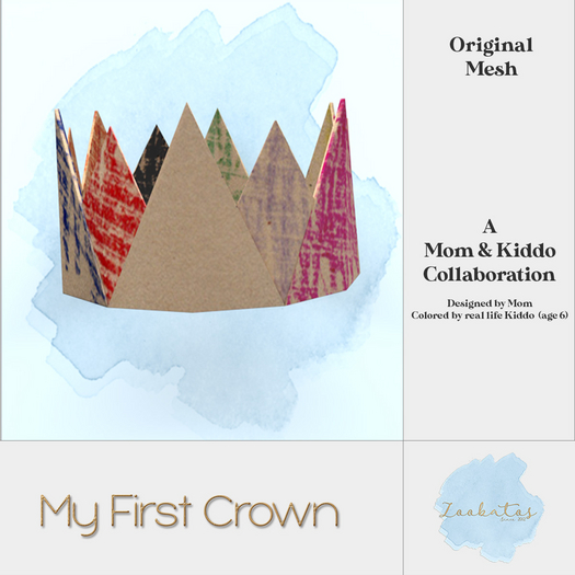 Zoobatos - (My First Asset) Paper Crown