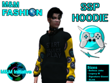 M&M Fashion -Delivery Hud - SSP Hoodie - Yellow