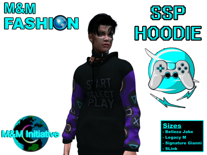 M&M Fashion -Delivery Hud - SSP Hoodie - Purple