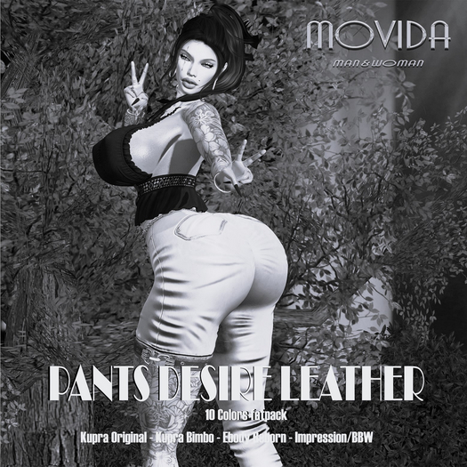 MOVIDA - DEMO PANTY DESIRE LEATHER  (Boxed)