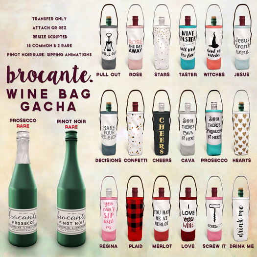 brocante. pinot noir bottle (add) RARE