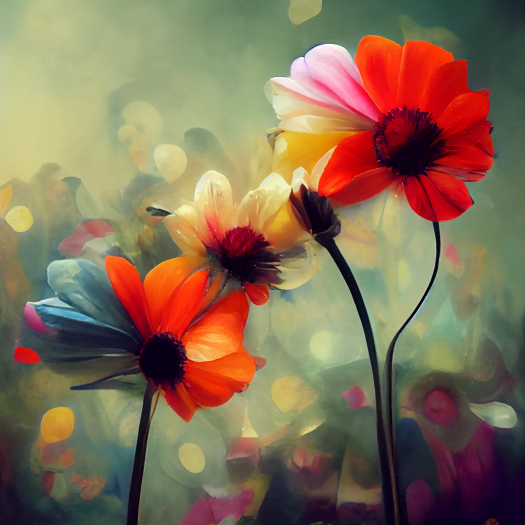 AI ART "Flowers"