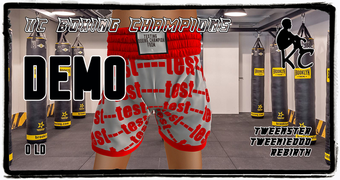 KC Boxing Shorts Champion Demo