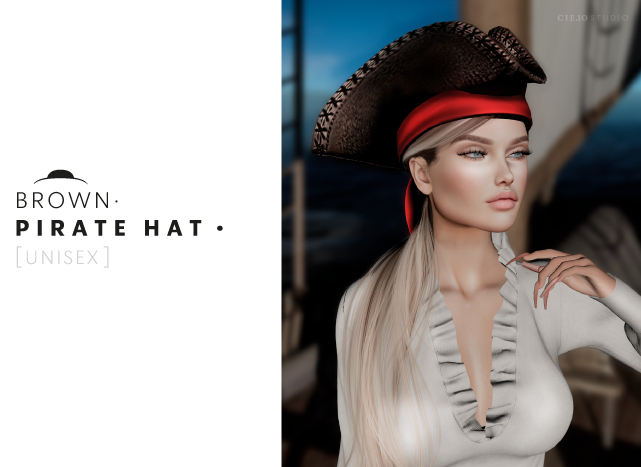 Brown Pirate Hat UNISEX