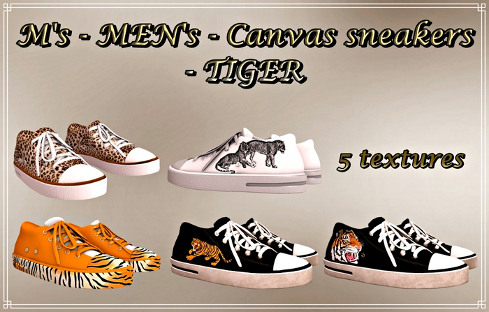 M's - Men's - Canvas trainers  - TIGER