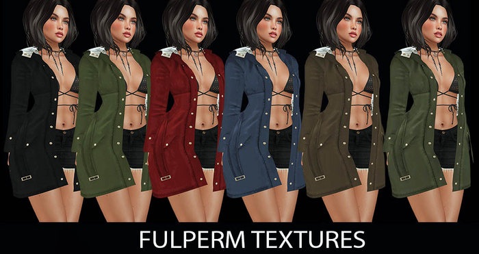  RADEX F.P.T. MI970237 TEXTURE FULPERM Ladies Parka Coat FITMESH