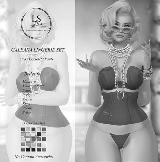 [LS] GALEANA LINGERIE SET DEMO