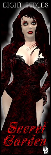 Dare Designs: Secret Garden - dark red