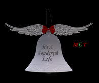 It's A Wonderful Life Angel Wings Bell w/ sound