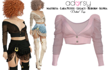 adorsy - Della Top Soft Pink - Maitreya/Legacy-Nerido/Lara Petite/Kupra/Reborn-Juicy
