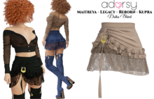 adorsy - Della Skirt Brown - Maitreya/Legacy-Nerido/Lara Petite/Kupra/Reborn-Juicy