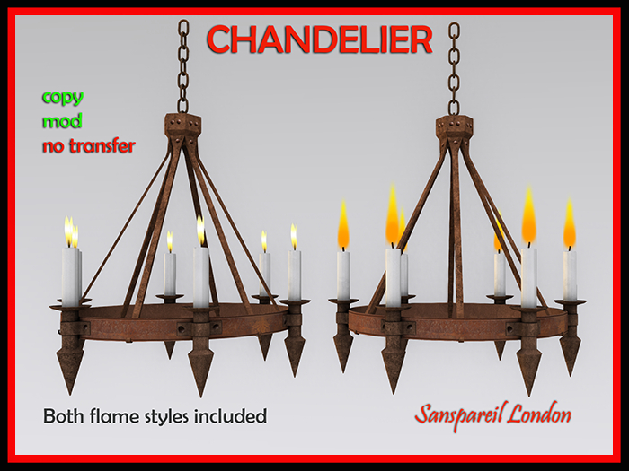 2 Chandeliers - Rusty (particle & animated)