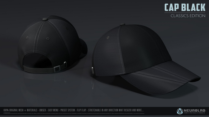 CAP CLASSIC (BLACK) [Neurolab Inc.]