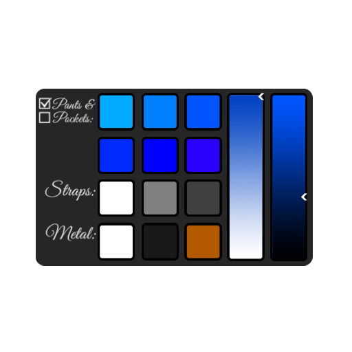 Hard Up Industrial Club Pants HUD (Blue)