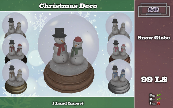 *SAB* Snow Globe