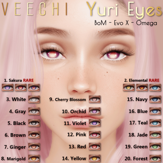 2. Veechi Yuri Eyes Elemental RARE