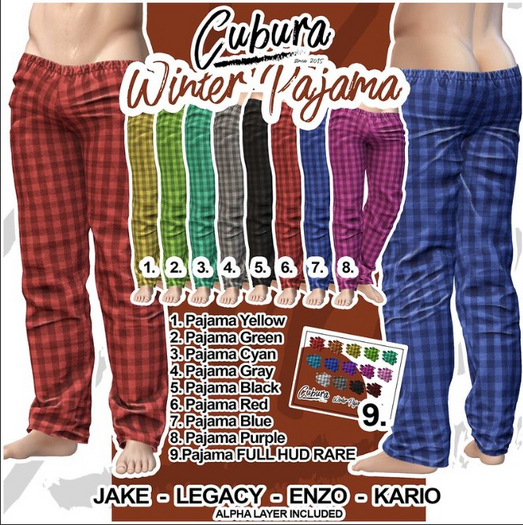 1.Cubura Winter Pajama Yellow  Jake