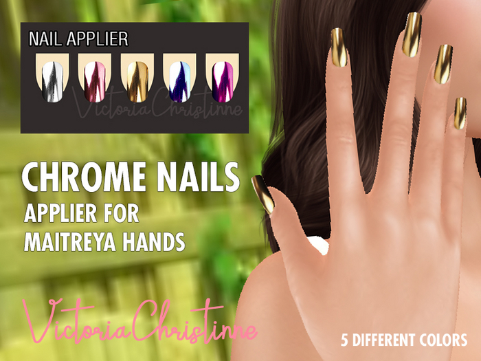 VIC Box Nails Maitreya Applier Chrome