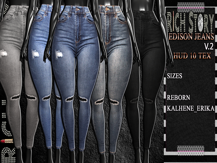 [RICH STORY]Edison Jeans V.2  -HUD 10 TEX