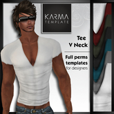 Karma Template - TGA - Unisex Tee V Neck Full Permissions