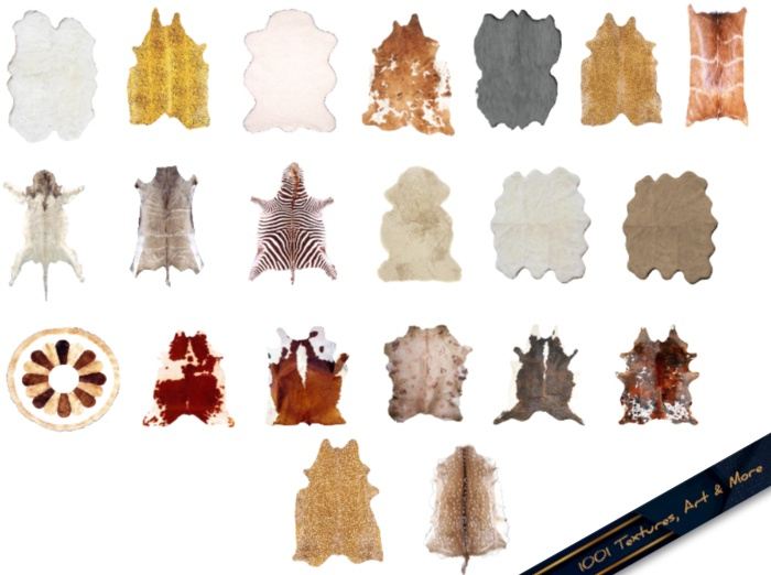 21 Fur Rug Alpha Textures - Full Perm