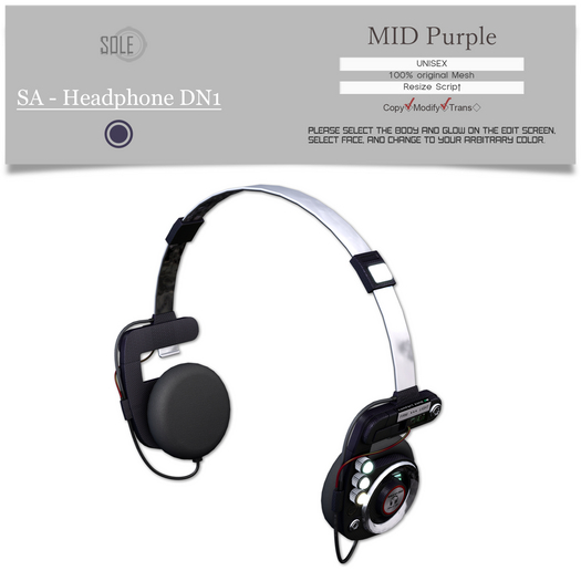 :::SOLE::: SA - Headphone DN1 (MID Purple)