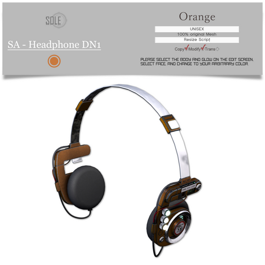 :::SOLE::: SA - Headphone DN1 (Orange)